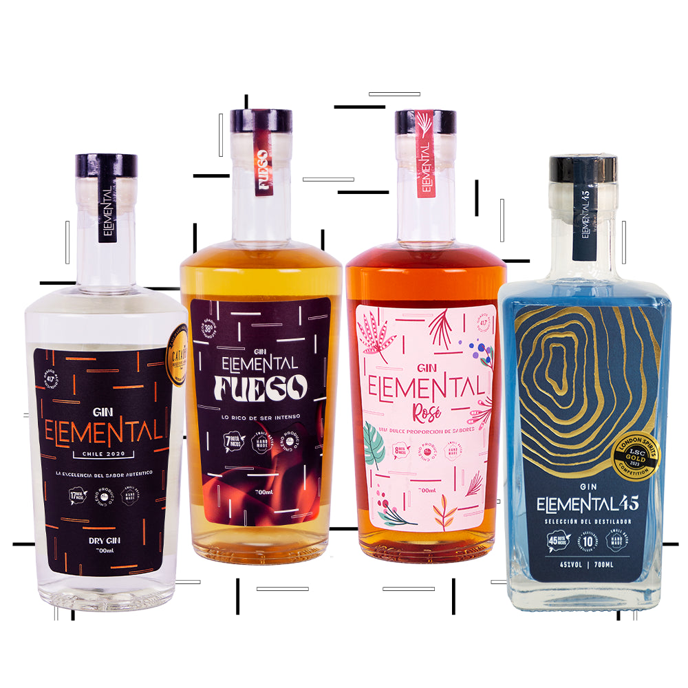 Pack variedades Gin Elemental