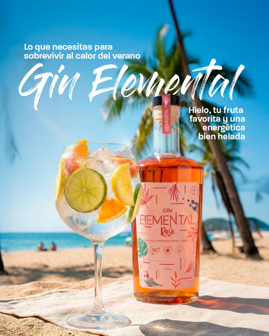 Gin Elemental Rosé: frescura botánica para el verano