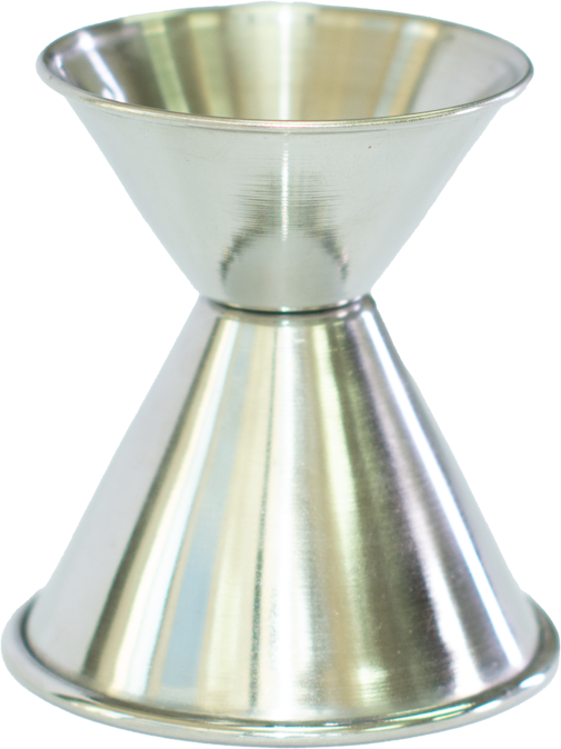 Jigger Corto con Borde | 1 y 2 oz