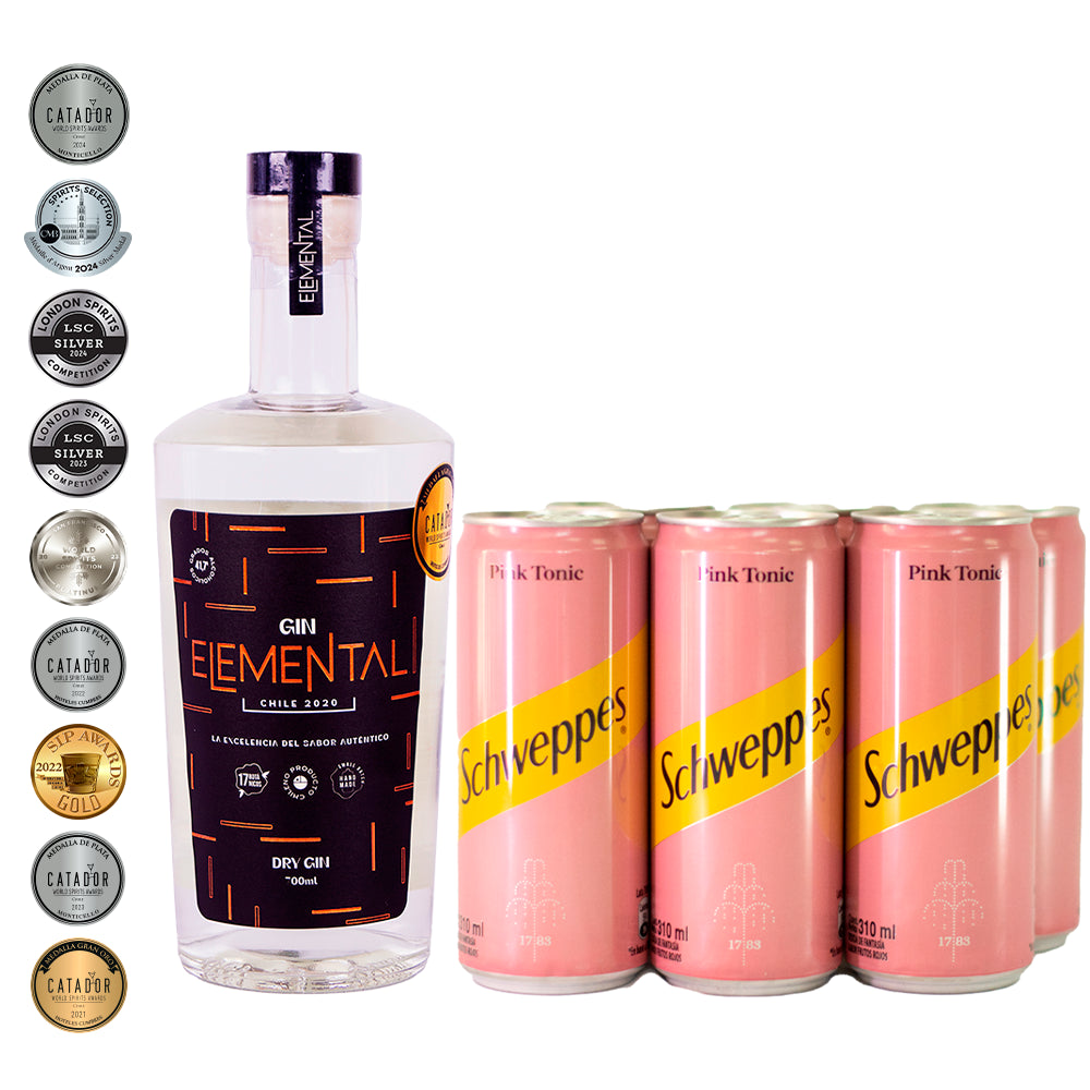 Pack Gin Elemental & Pink Tonic Experience